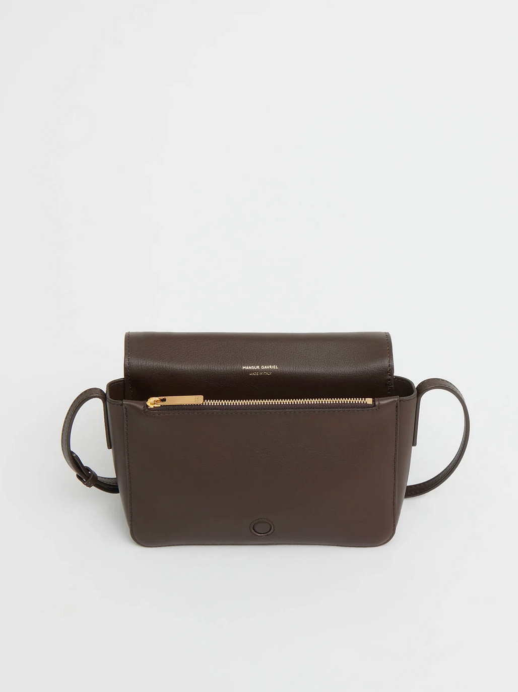 Clio Bag in Chocolate-Handbags-Mansur Gavriel-Chocolate Calf Leather-OS-Mercantile Portland