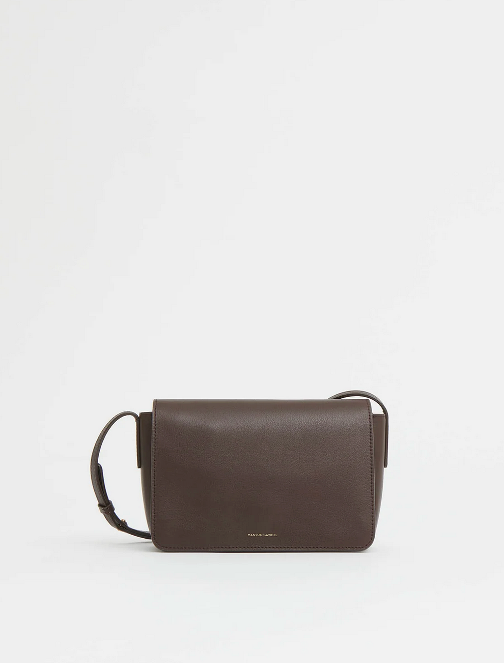 Clio Bag in Chocolate-Handbags-Mansur Gavriel-Chocolate Calf Leather-OS-Mercantile Portland