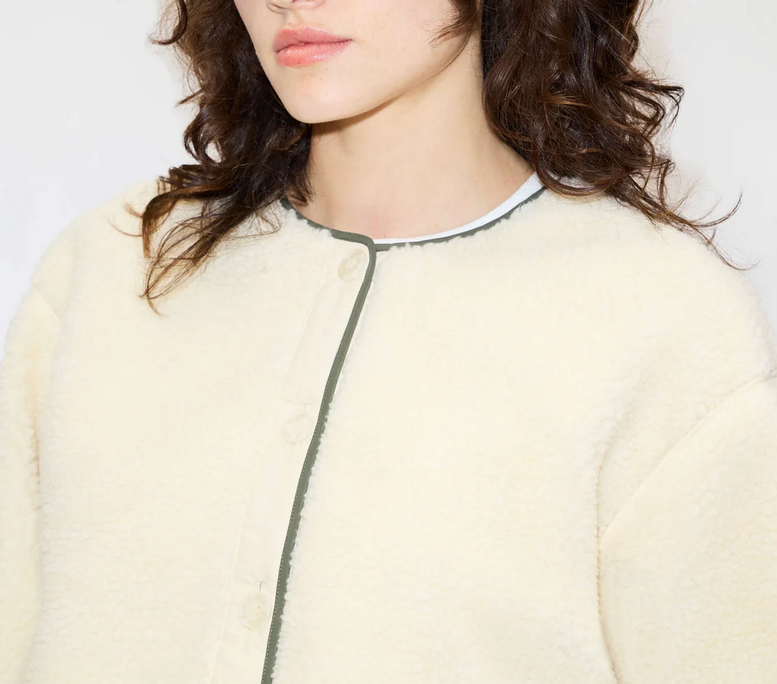 Cocoon Liner Jacket-Jackets-Re/Done-Vintage White-XS-Mercantile Portland