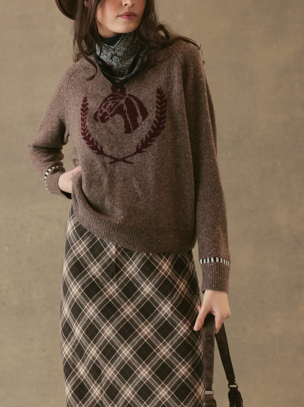 Colt Cashmere Sweater in Root-Sweaters-27 Miles-Root-XS-Mercantile Portland