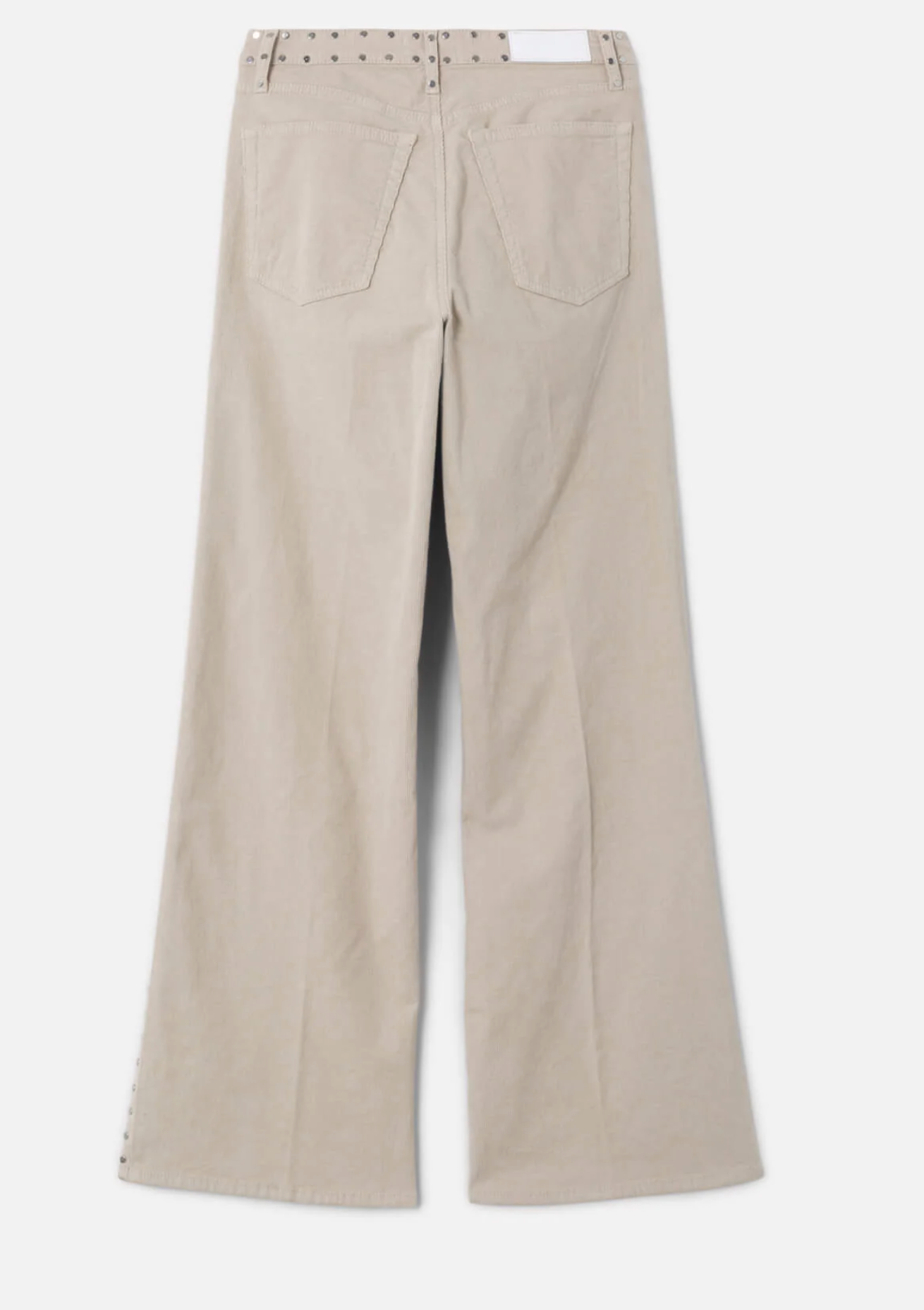 Comfort Stretch Corduroy High Rise Wide Leg-Pants-RE/DONE-24-Vintage Pearl Stud-Mercantile Portland