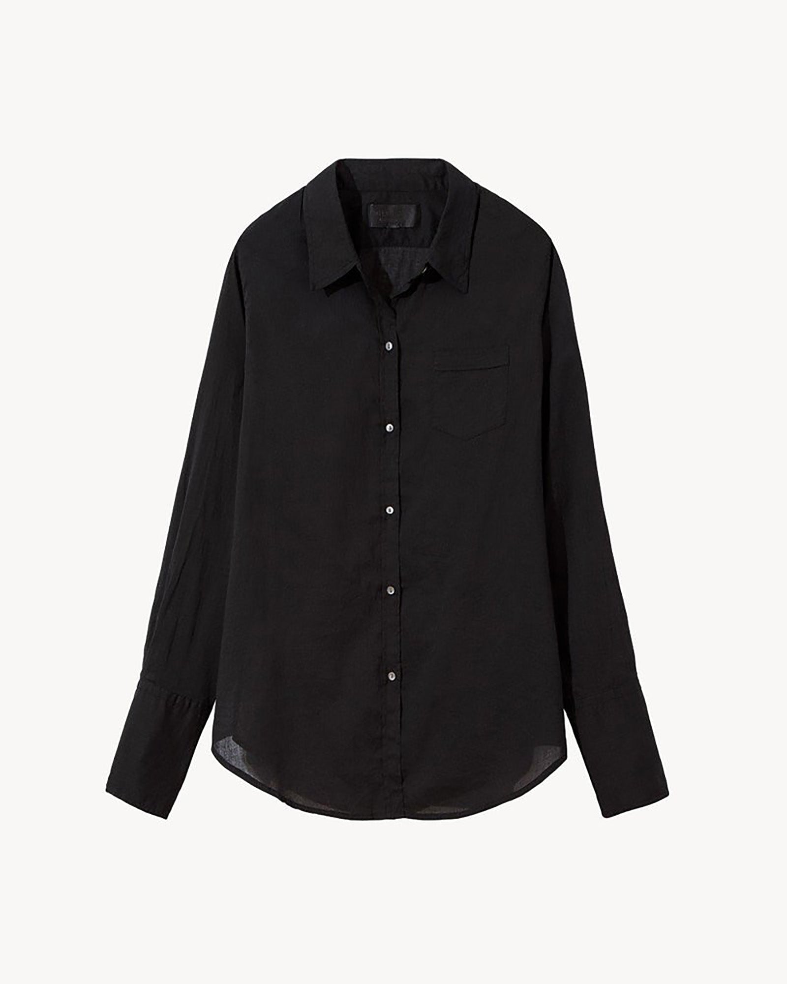 Cotton Voile NL Shirt-Clothing-Nili Lotan-Black-XS-Mercantile Portland