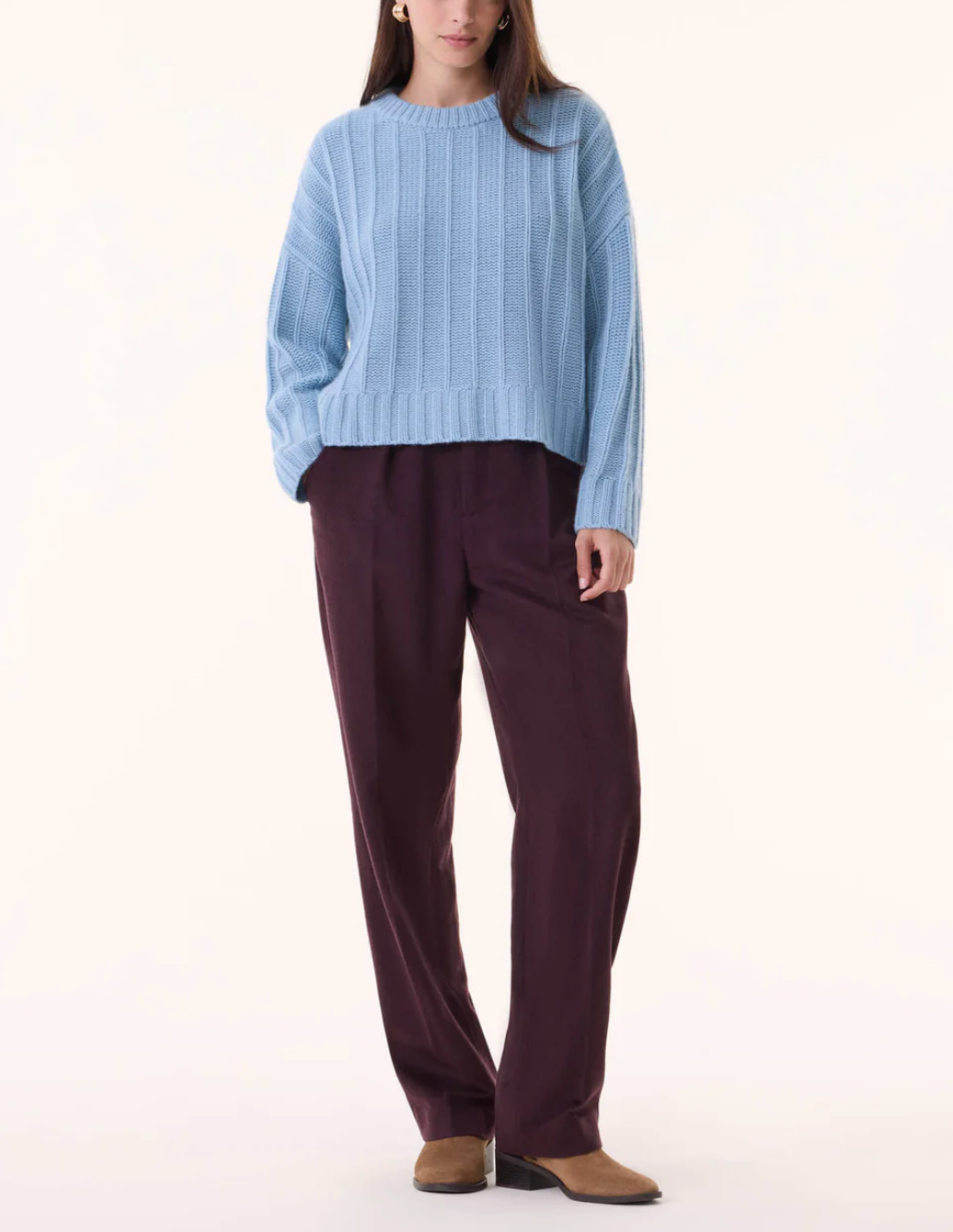 Coty Sweater-Sweaters-Kujten-Blue Ice-1-Mercantile Portland