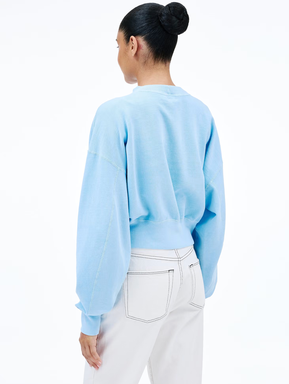 Crop Crew in Skyline Blue-Tops-SLVRLAKE-Skyline Blue-XS-Mercantile Portland