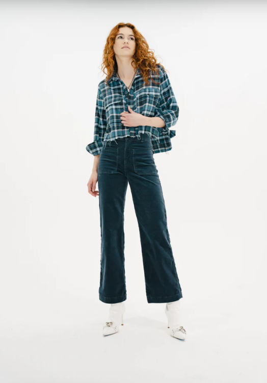 Crosby Flanel-Shirts-ASKKNY-Slate Plaid-XS-Mercantile Portland