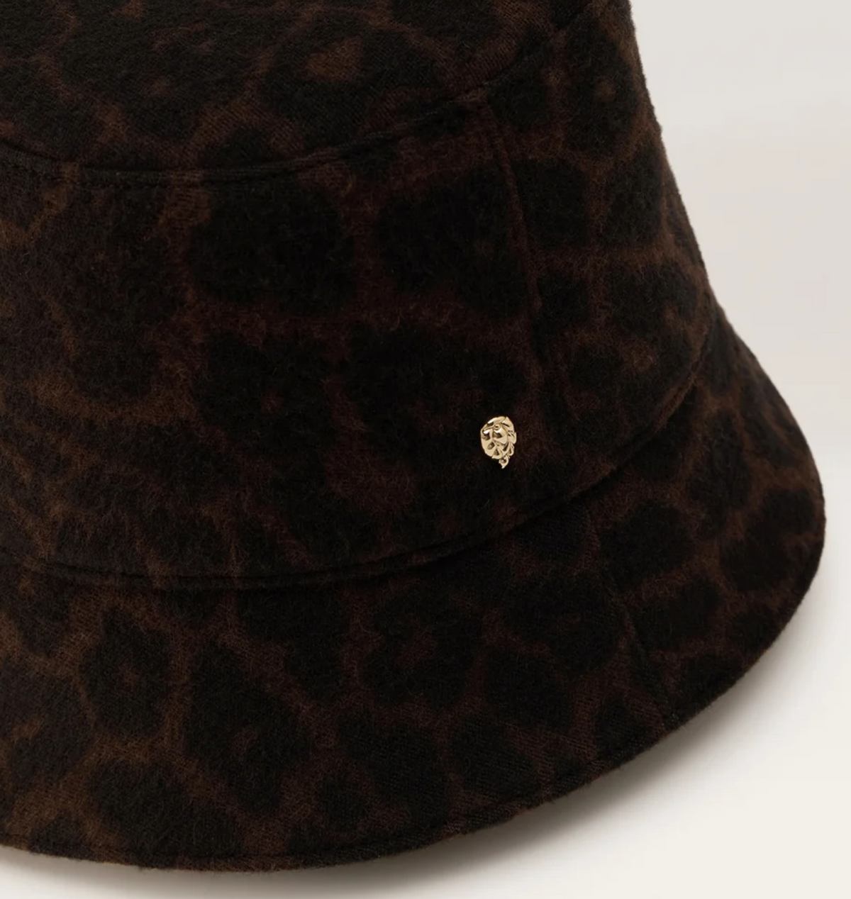 Cyrus Jacquard Bucket Hat in Dark Chocolate-Hats-Helen Kaminski-Dark Chocolate-OS-Mercantile Portland