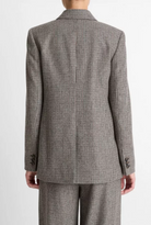 Double Breasted Blazer-Outerwear-Vince-Cacao Houndstooth-00-Mercantile Portland