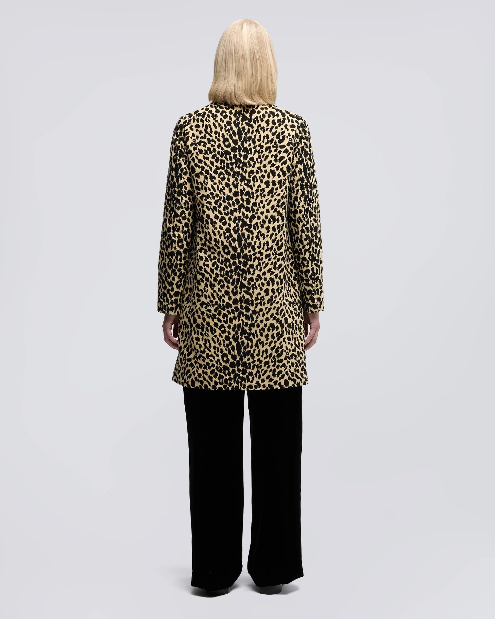 Double Breasted Leopard Coat-Outerwear-Aspesi-Leopard-34-Mercantile Portland