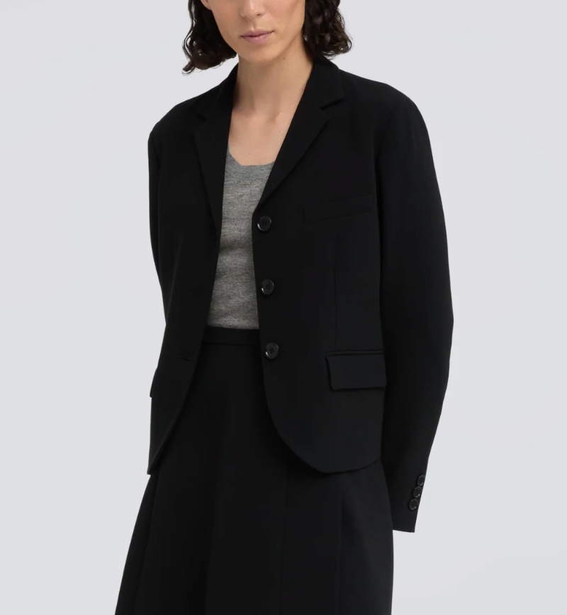 Easy Blazer-Jackets-Aspesi-Black-36-Mercantile Portland