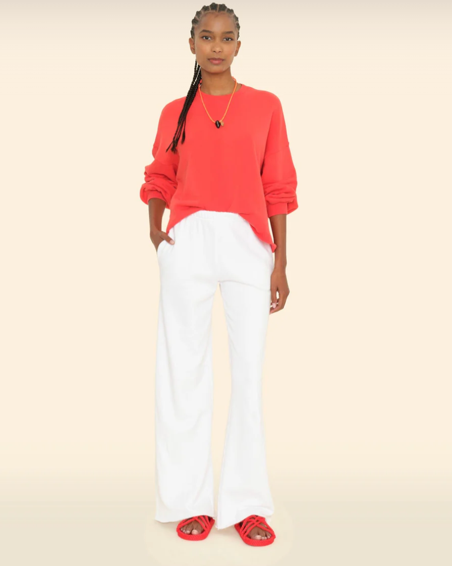 Emmette Sweatpant in White-Pants-Xirena-White-XS-Mercantile Portland