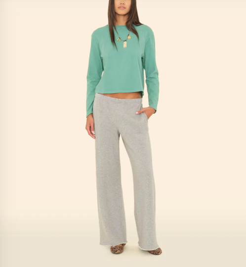 Emmette Sweatpant-Pants-Xirena-Heather Grey-XS-Mercantile Portland