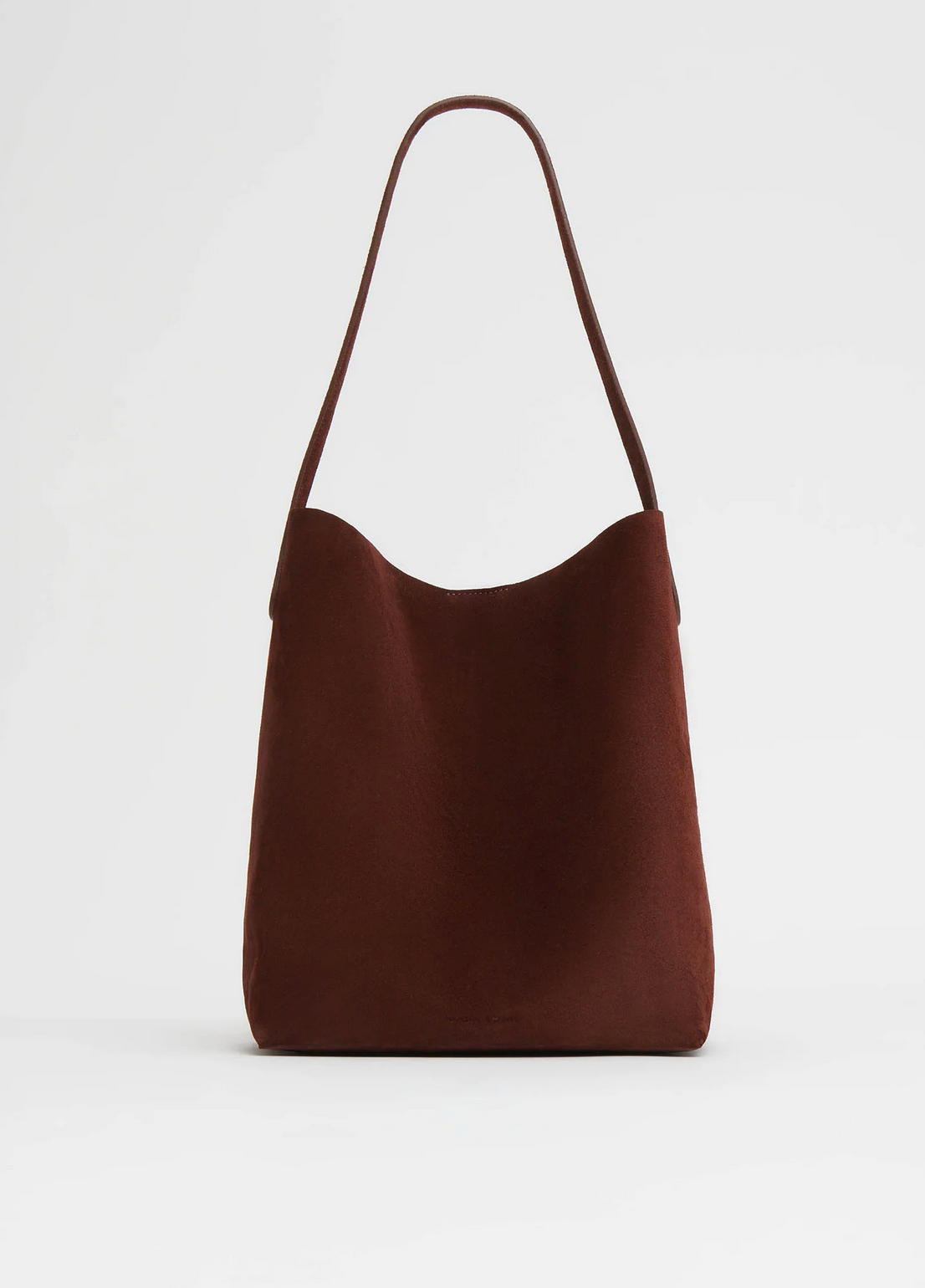 Everyday Cabas in Chocolate Suede-Handbags-Mansur Gavriel-Chocolate-OS-Mercantile Portland