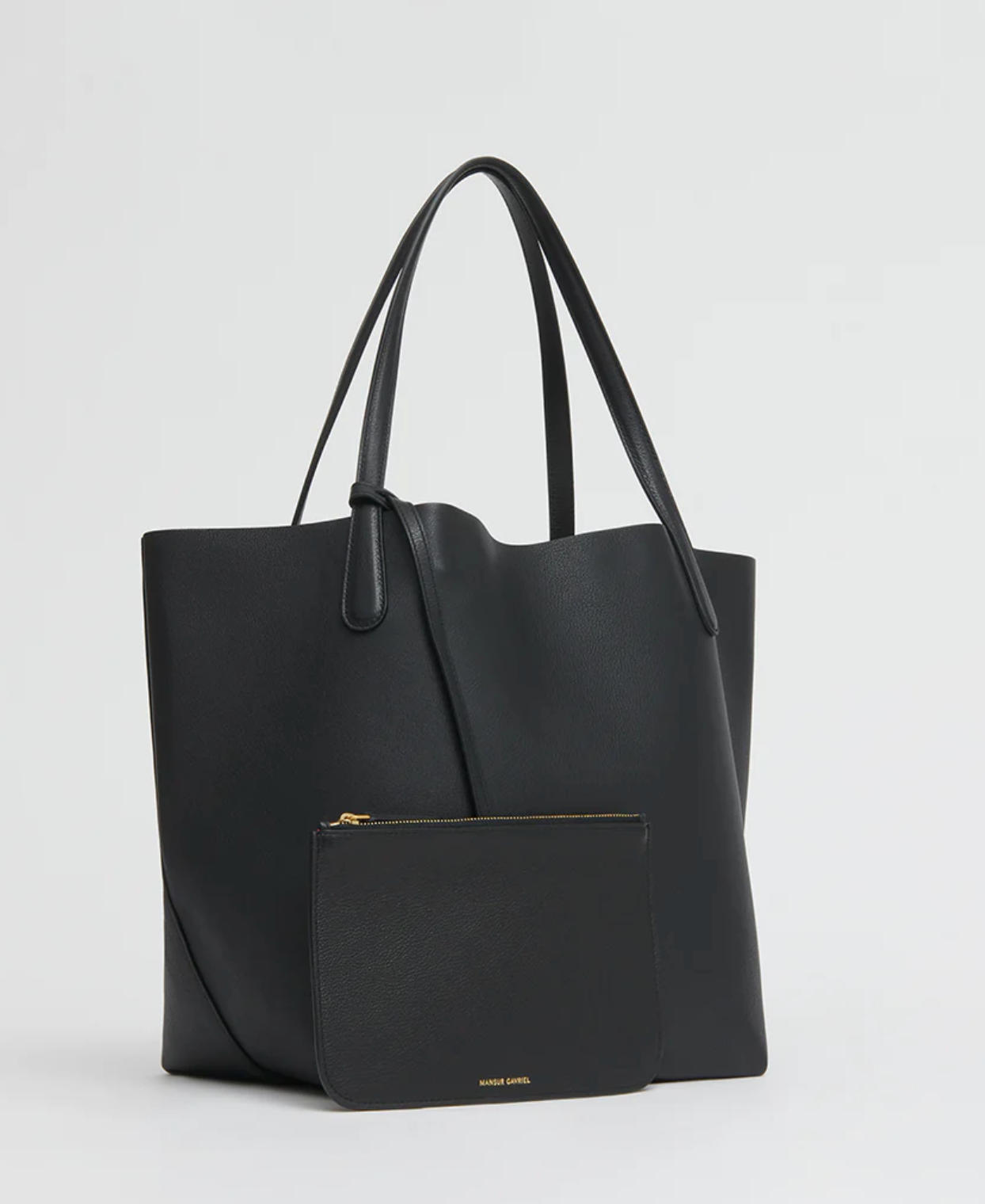 Everyday Soft Tote-Handbags-Mansur Gavriel-Black/Flamma-OS-Mercantile Portland