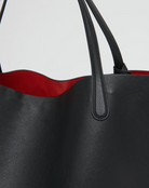 Everyday Soft Tote-Handbags-Mansur Gavriel-Black/Flamma-OS-Mercantile Portland