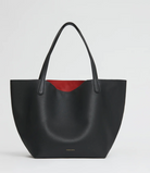 Everyday Soft Tote-Handbags-Mansur Gavriel-Black/Flamma-OS-Mercantile Portland