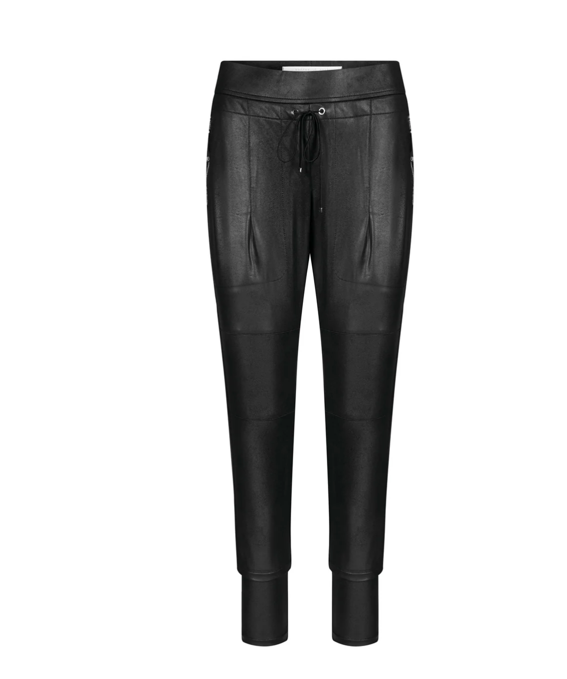 Faux Leather Candy Pant-Pants-Raffaello Rossi-Black-32-Mercantile Portland