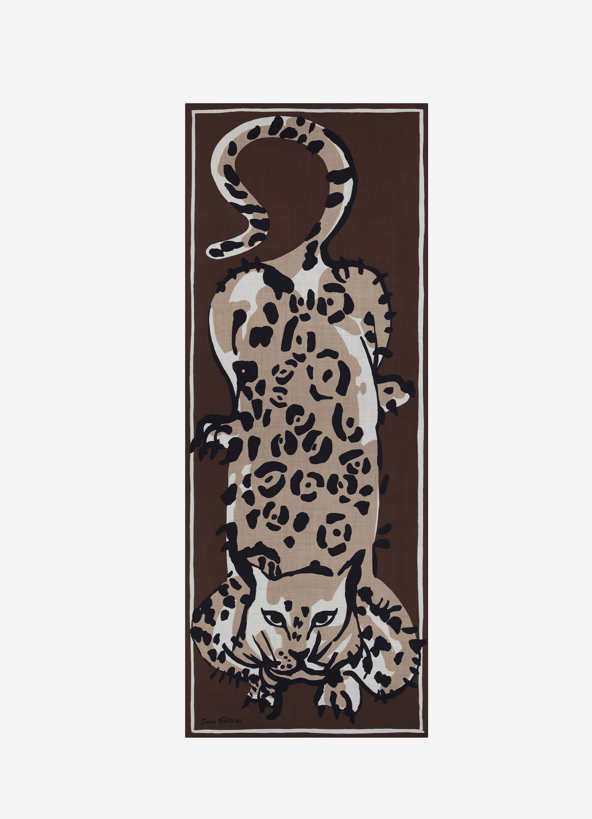 Felino Scarf in Brown-Scarves and Wraps-Inoui Editions-Brown-OS-Mercantile Portland
