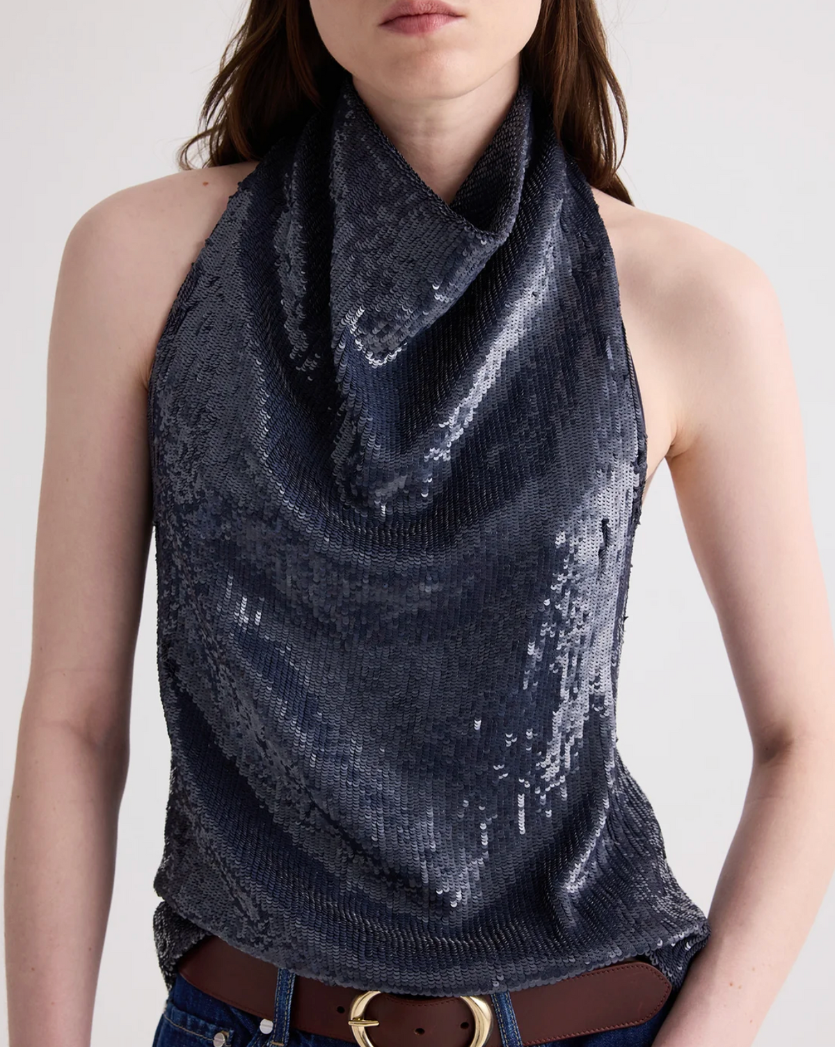 Friday Night Top in Blue Nights-Tops-TWP-Blue Nights-XS-Mercantile Portland