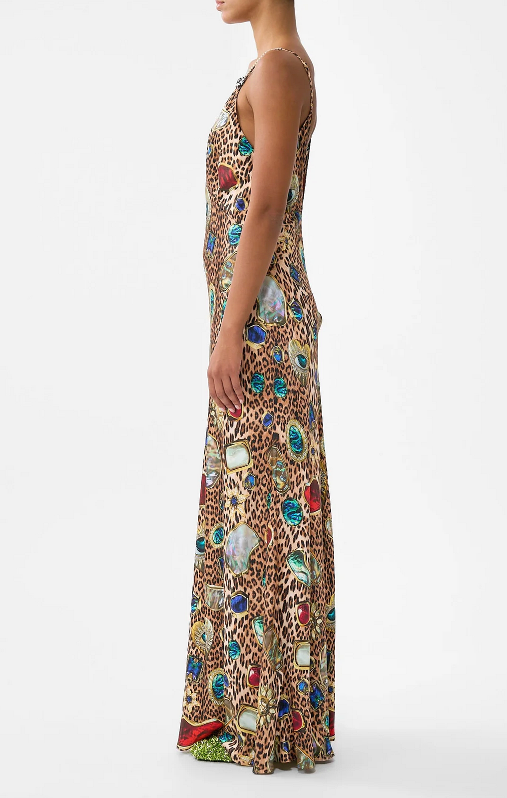 Full Length Bias Slip Dress-Dresses-Camilla-Nazar Nirvana-XXS-Mercantile Portland