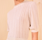 Gemma Short Sleeve Knit Top-Shirts-Ulla Johnson-Pristine-P-Mercantile Portland