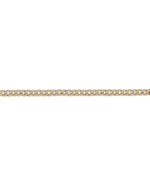 Gold & Diamond Small Link Bracelet-Jewelry-Sydney Evan-Yellow Gold-OS-Mercantile Portland