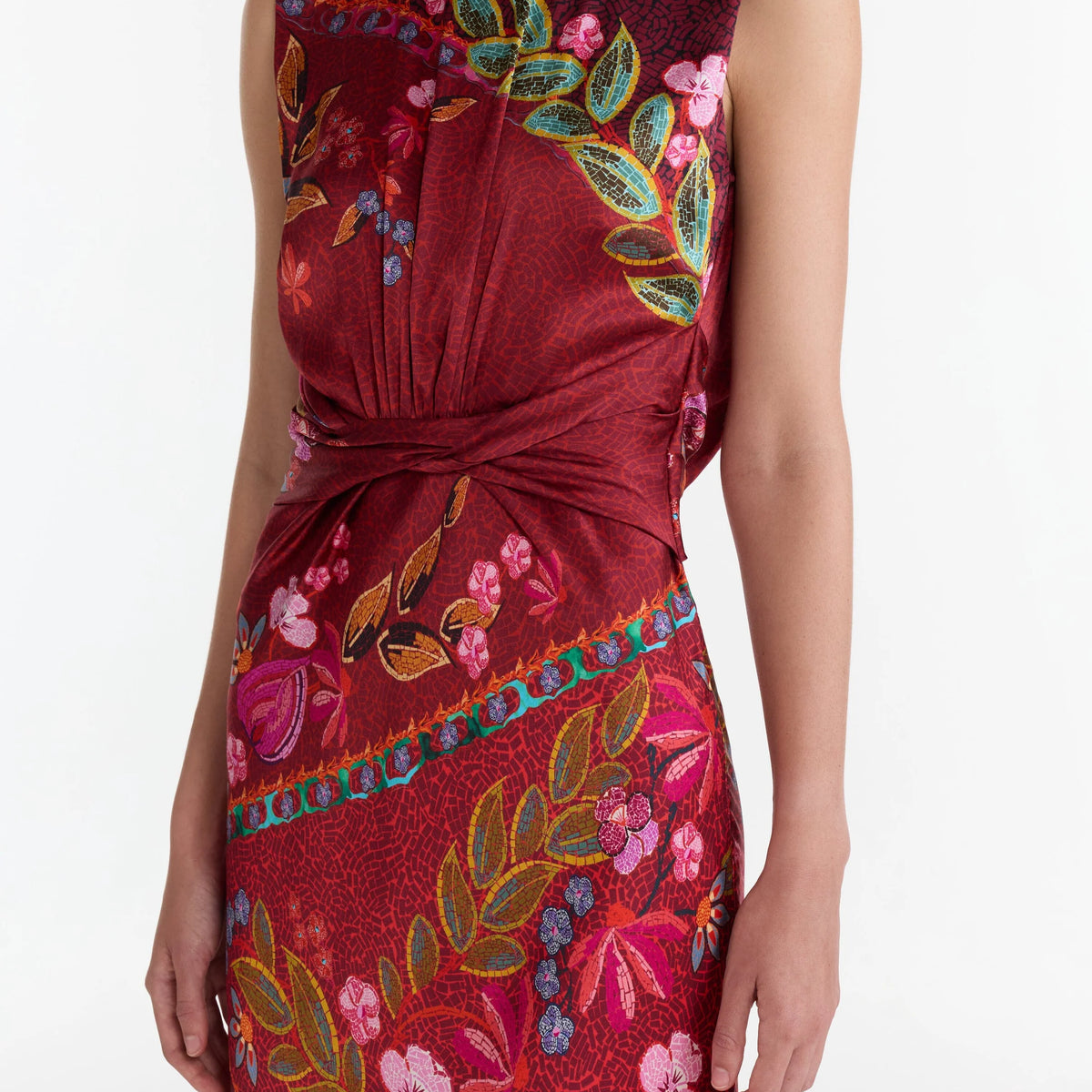 Gwen Dress in Garnet Terrazzo – Mercantile Portland