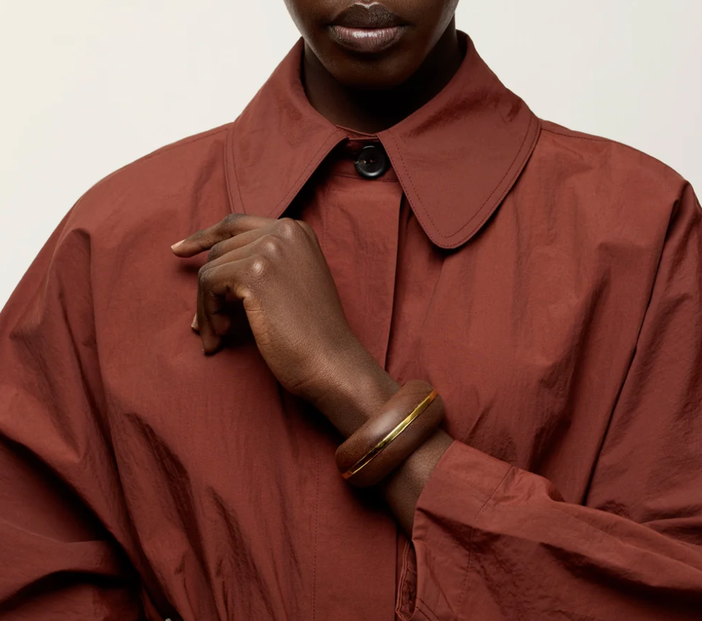 Halo Cuff in Acacia Wood-Jewelry-Lizzie Fortunato-Wood-OS-Mercantile Portland