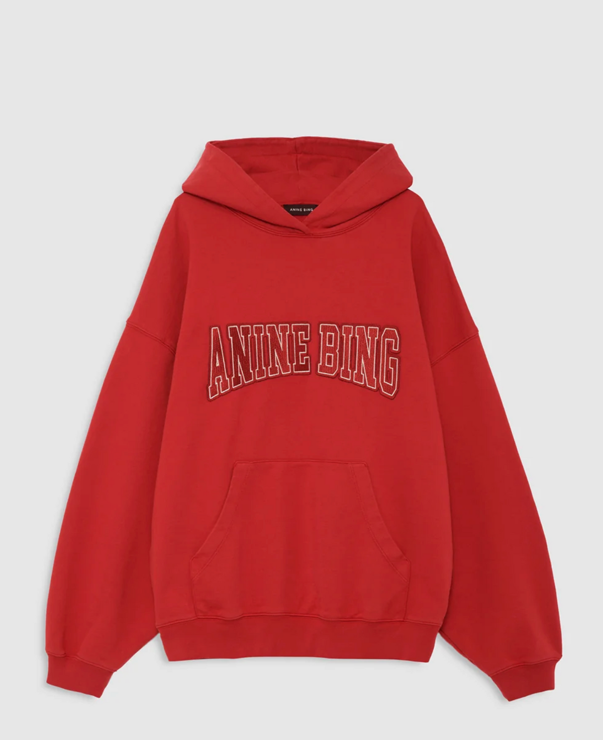 Harvey Sweatshirt in Tango Red-Tops-Anine Bing-Tango Red-XS-Mercantile Portland
