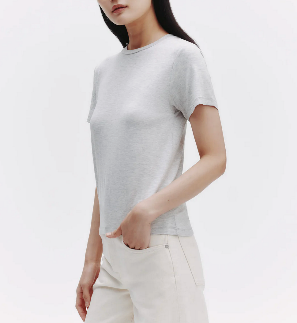 His Tee in Light Heather Grey-T-Shirts-TWP-Light Heather Grey-XXS-Mercantile Portland