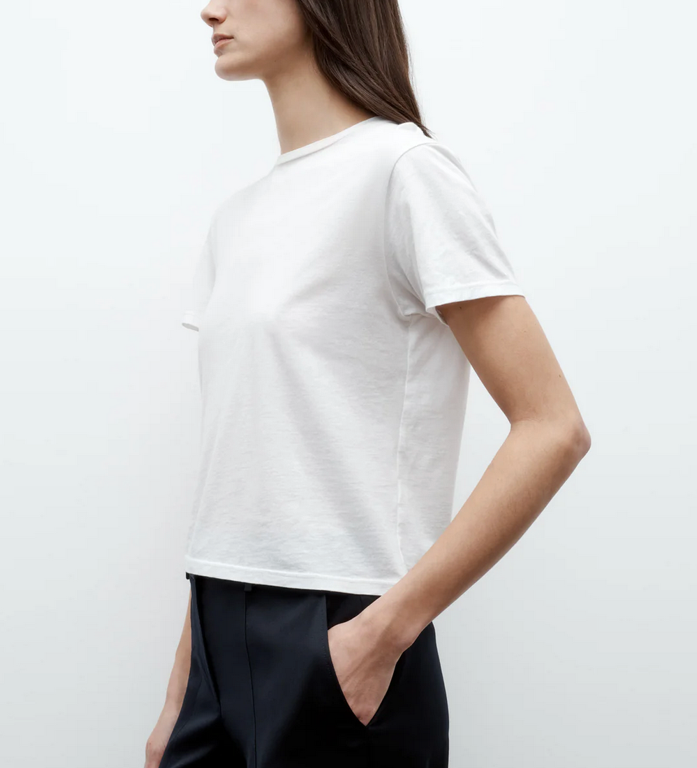 His Tee in White-T-Shirts-TWP-White-XXS-Mercantile Portland