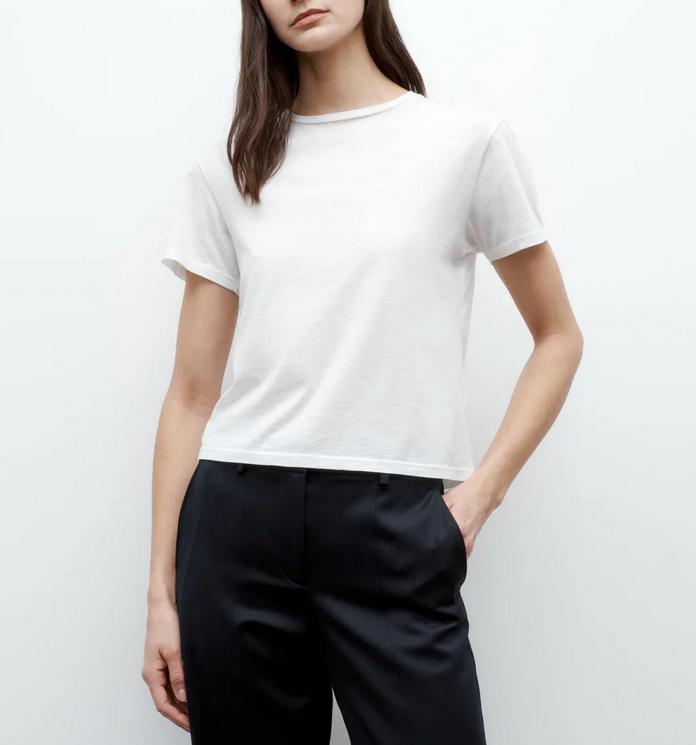 His Tee in White-T-Shirts-TWP-White-XXS-Mercantile Portland