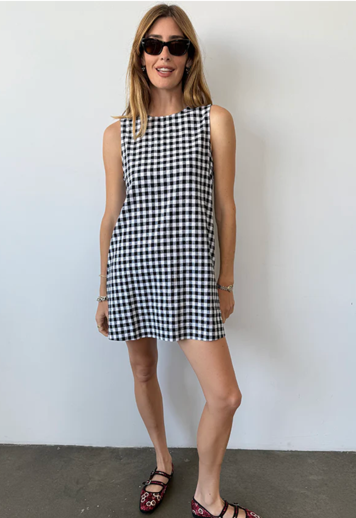 Indus Gingham Dress-Dresses-Ciao Lucia-Gingham-XXS-Mercantile Portland