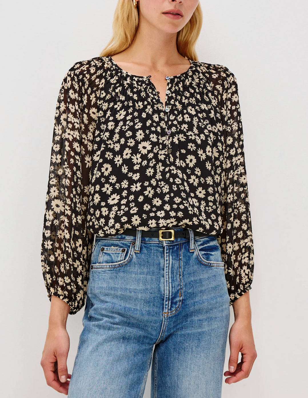 Isolde Top-Tops-Rails-Sun Daisies-XS-Mercantile Portland