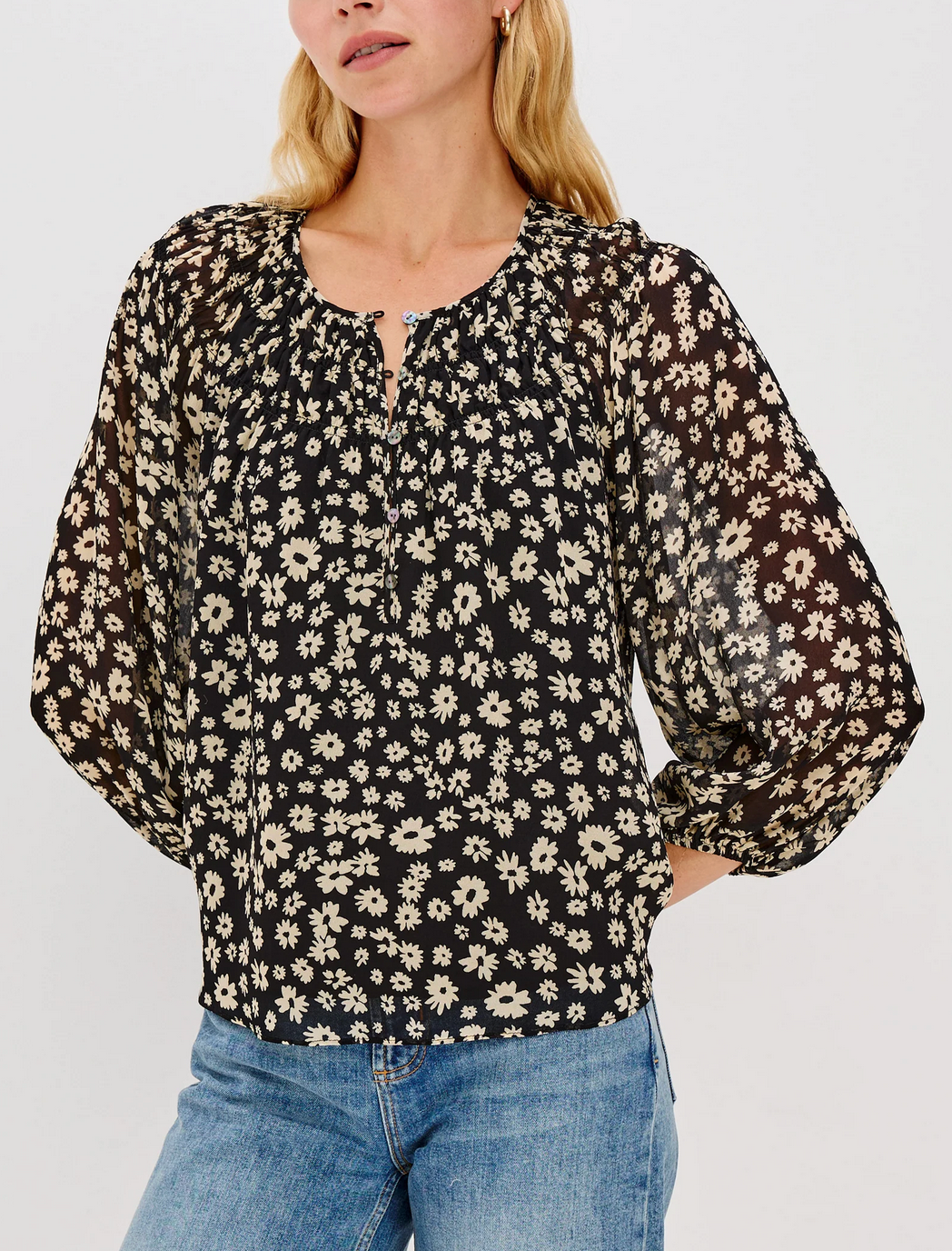 Isolde Top-Tops-Rails-Sun Daisies-XS-Mercantile Portland