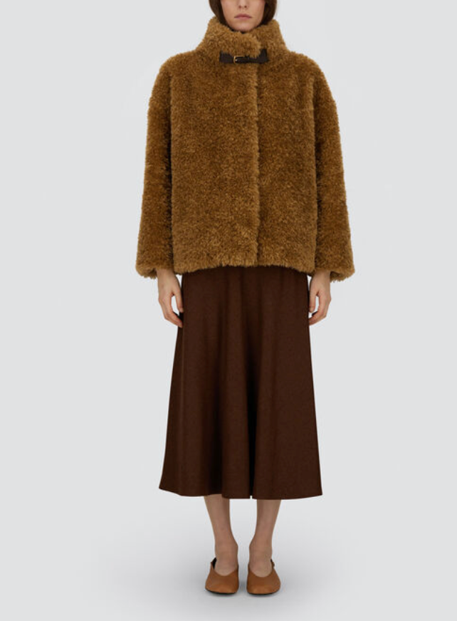 Jacket in Soft Faux Fur-Outerwear-Herno-Chantilly-38-Mercantile Portland