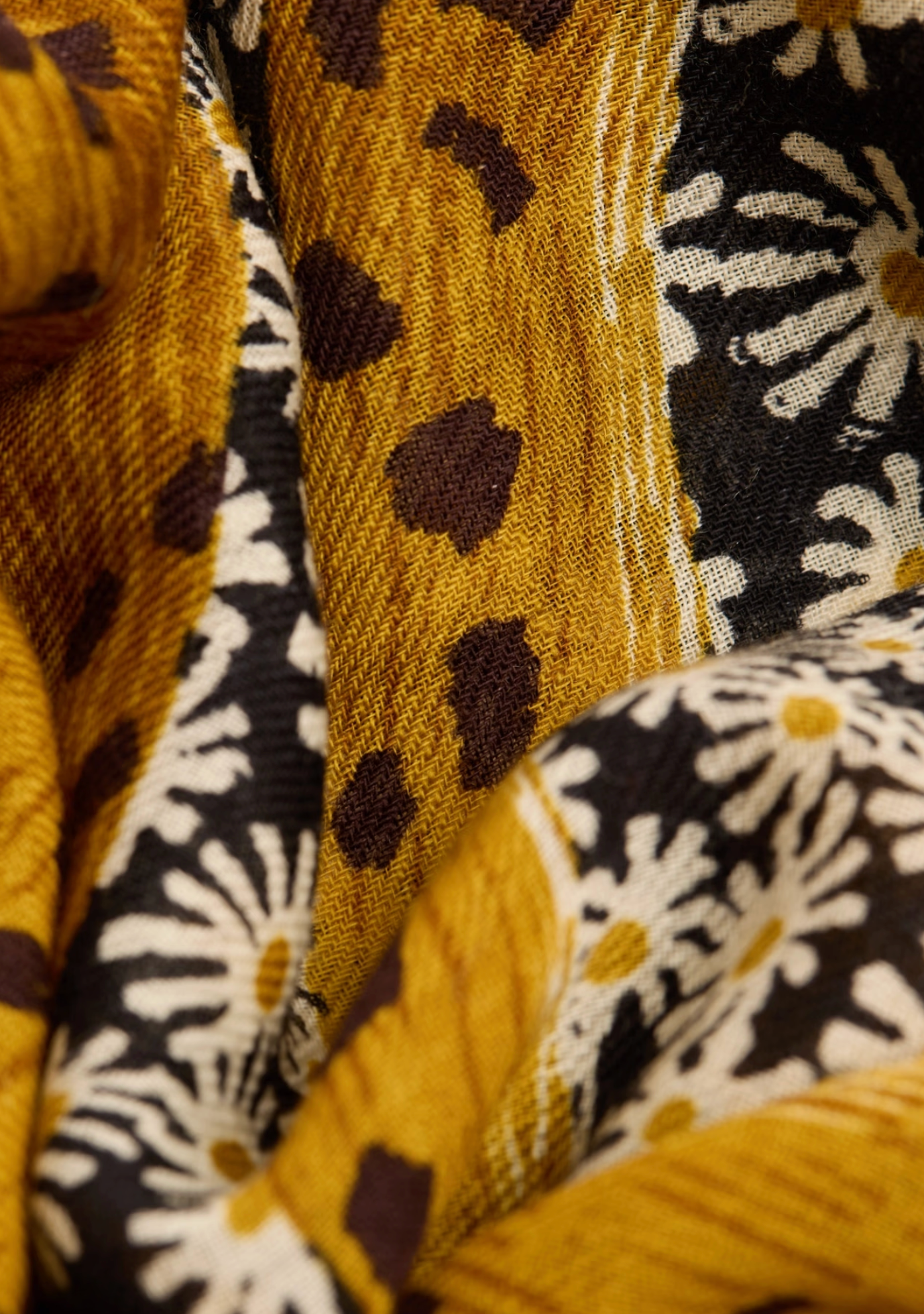 Jorgen Square Scarf-Scarves and Wraps-Inoui Editions-Yellow-OS-Mercantile Portland