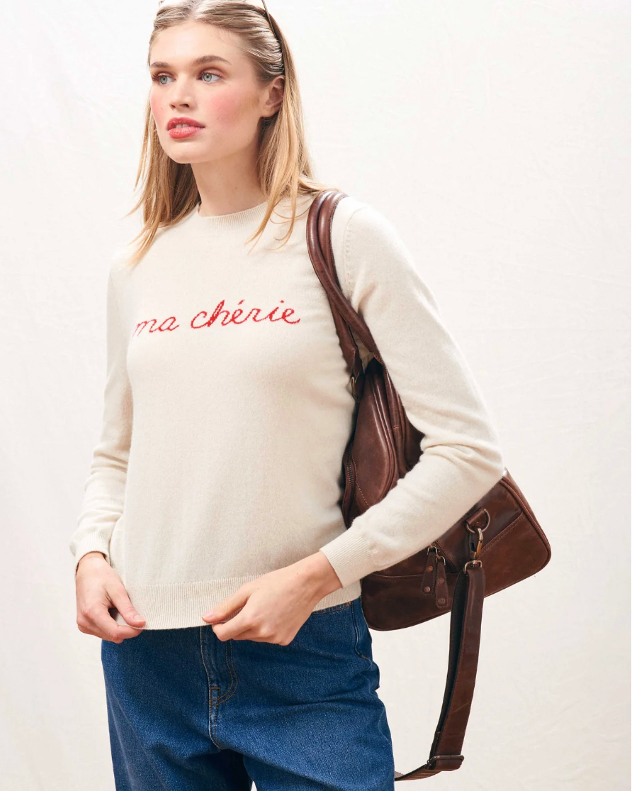 Jumper 1234 Ma Cherie Crew Sweater-Clothing-Jumper 1234-JASMINE-1-Mercantile Portland