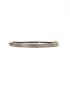 Junia 4mm Sterling Silver Rose Gold Bezel Bangle-Jewelry-Rene Escobar-Mercantile Portland