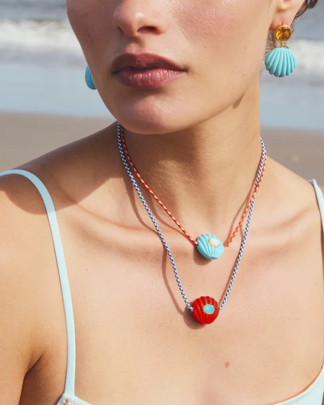 Kai Necklace in Ultramarine-Jewelry-Lizzie Fortunato-Ultramarine-OS-Mercantile Portland