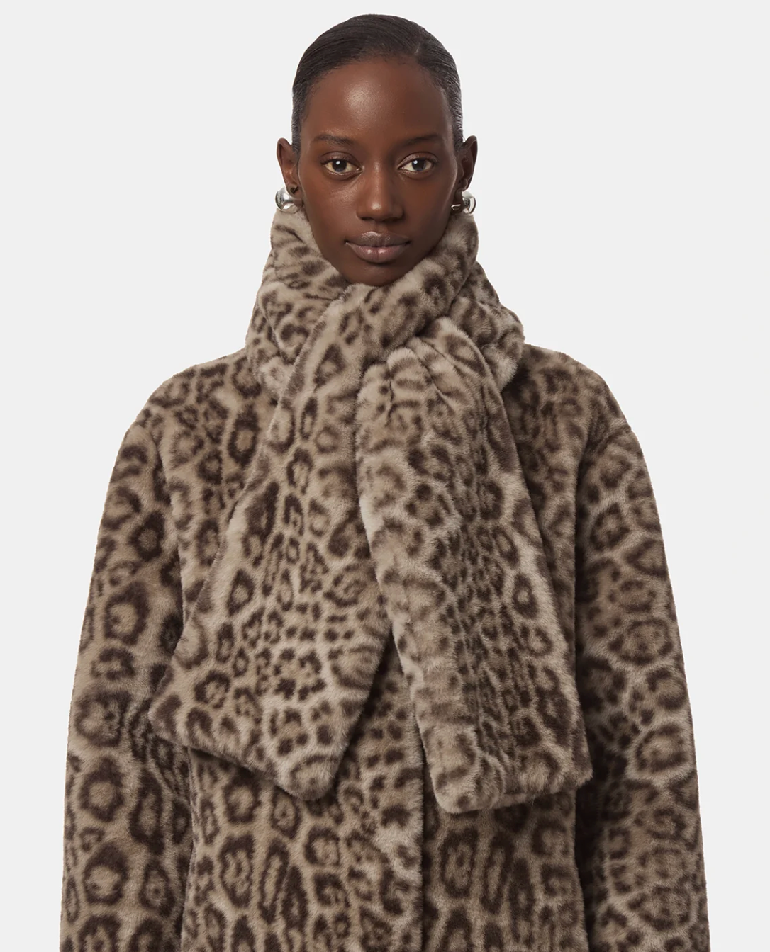 Kai Scarf in Leopard-Scarves and Wraps-Apparis-Leopard-OS-Mercantile Portland
