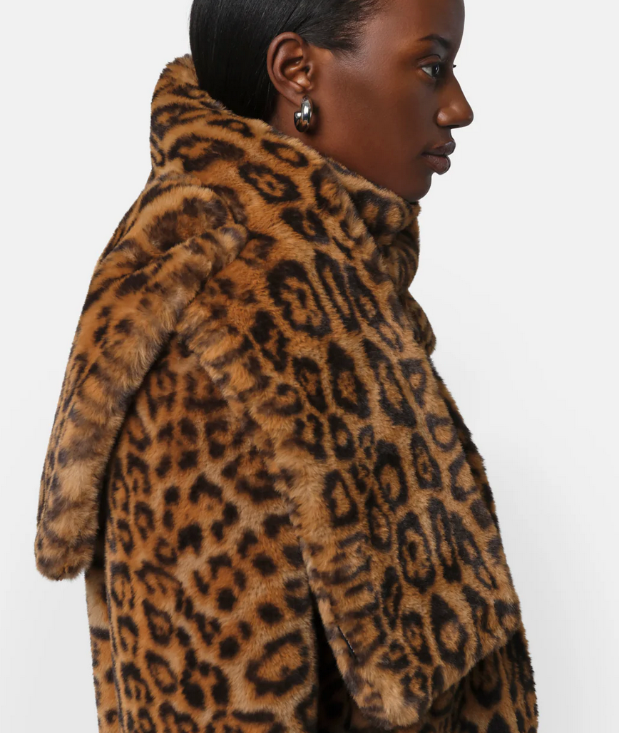 Kai Scarf in Leopard-Scarves and Wraps-Apparis-Leopard-OS-Mercantile Portland