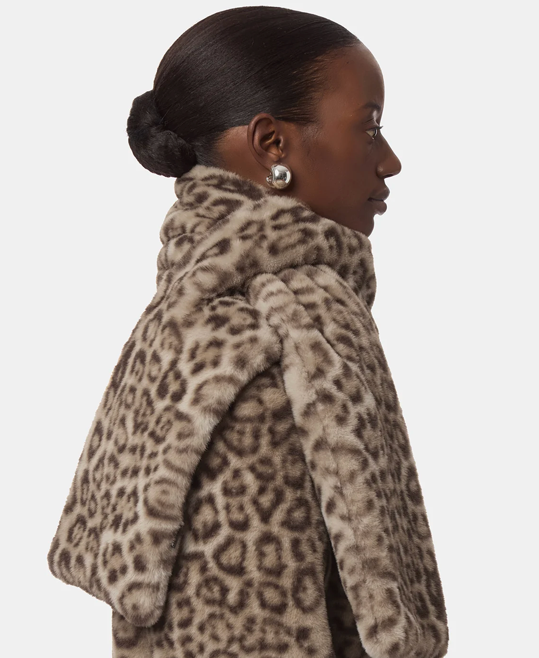 Kai Scarf in Leopard-Scarves and Wraps-Apparis-Leopard-OS-Mercantile Portland