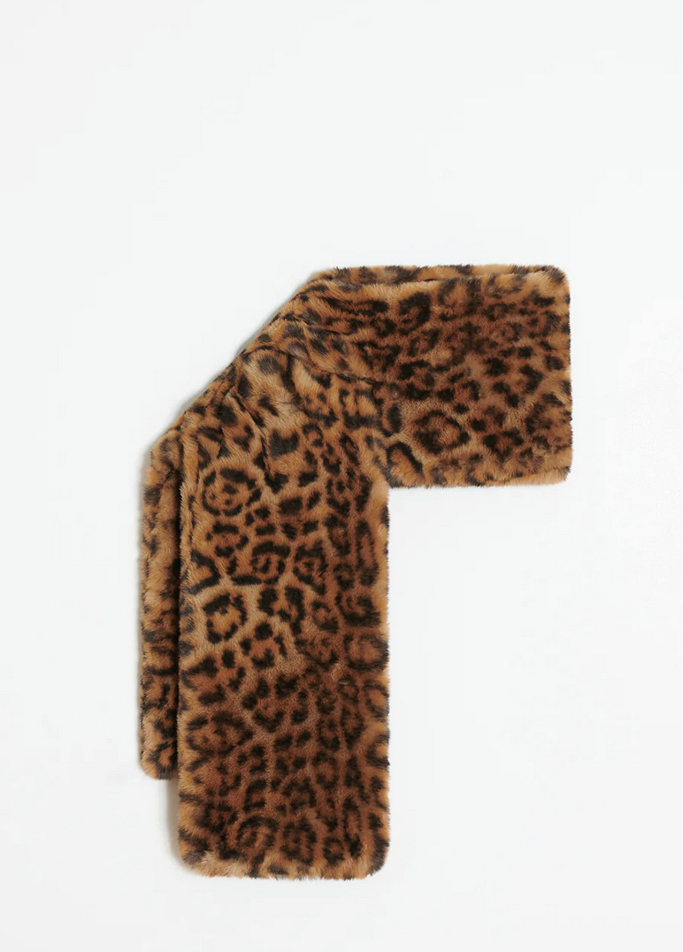 Kai Scarf in Leopard-Scarves and Wraps-Apparis-Leopard-OS-Mercantile Portland