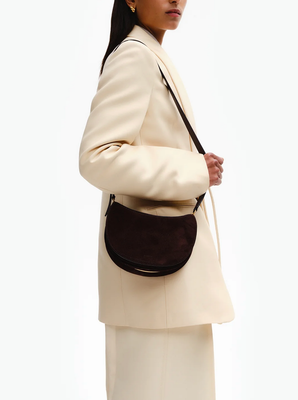 Kate Bag in Acai Suede-Handbags-Wandler-Acai-OS-Mercantile Portland