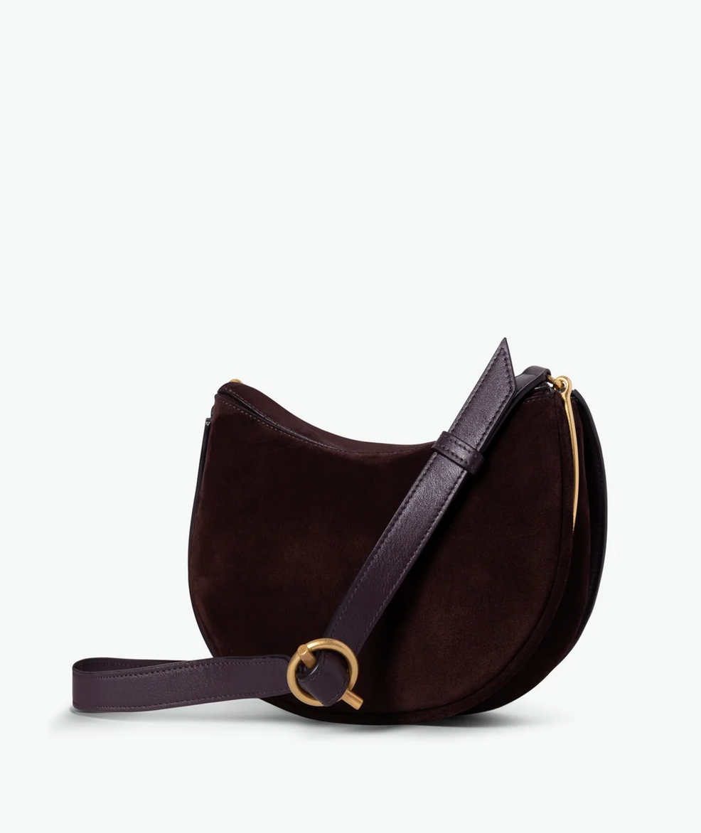 Kate Bag in Acai Suede-Handbags-Wandler-Acai-OS-Mercantile Portland