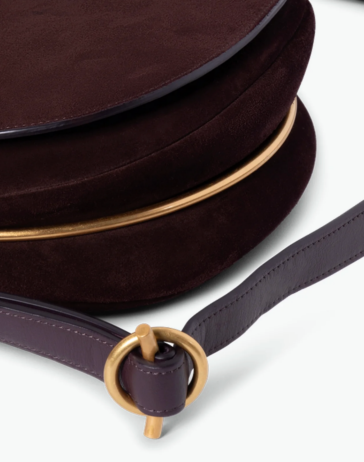 Kate Bag in Acai Suede-Handbags-Wandler-Acai-OS-Mercantile Portland