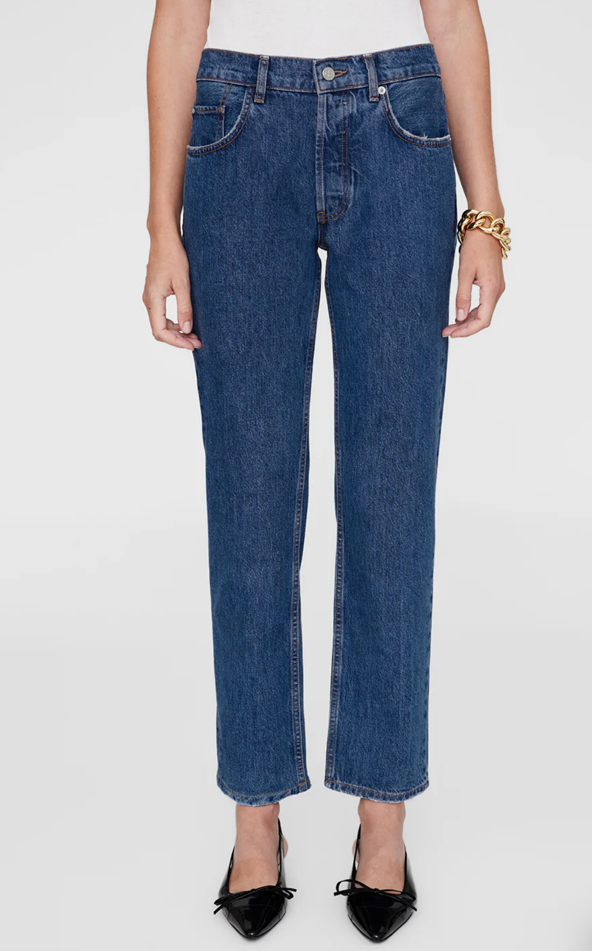 Kate Jean in Clean Indigo-Denim-Anine Bing-Clean Indigo-25-Mercantile Portland