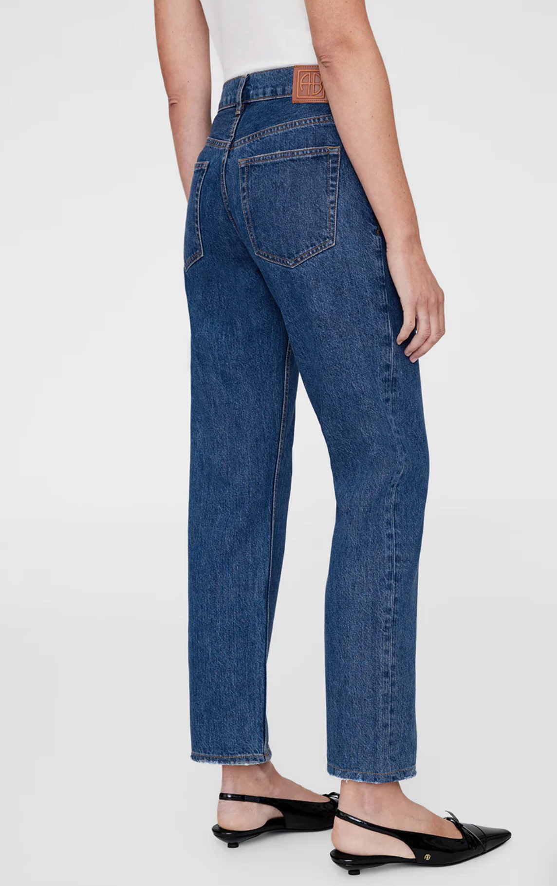 Kate Jean in Clean Indigo-Denim-Anine Bing-Clean Indigo-25-Mercantile Portland