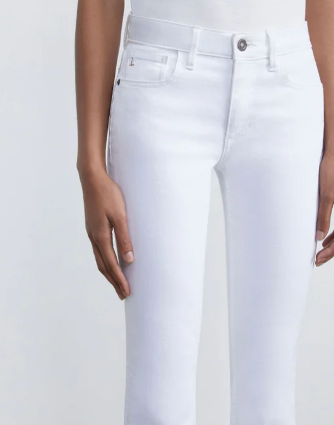 Kick Flare Mercer Jean-Denim-Lafayette 148-Washed Plaster-25-Mercantile Portland