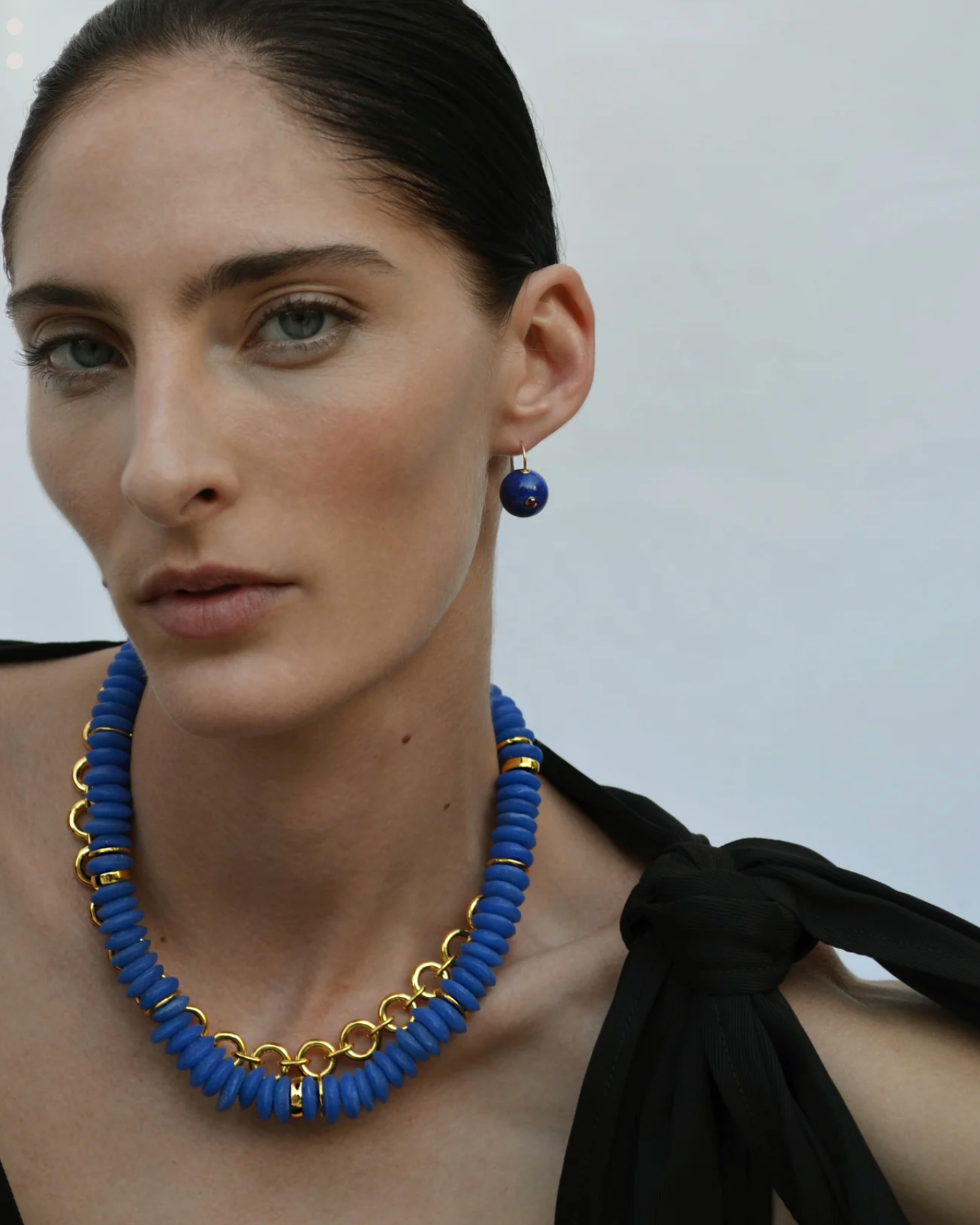 Laguna Necklace-Jewelry-Lizzie Fortunato-Dark Electric Blue-OS-Mercantile Portland